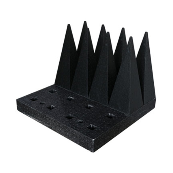 Broadband High Performance Pyramidal Microwave Absorber – Expanded Polypropylene (EPP)